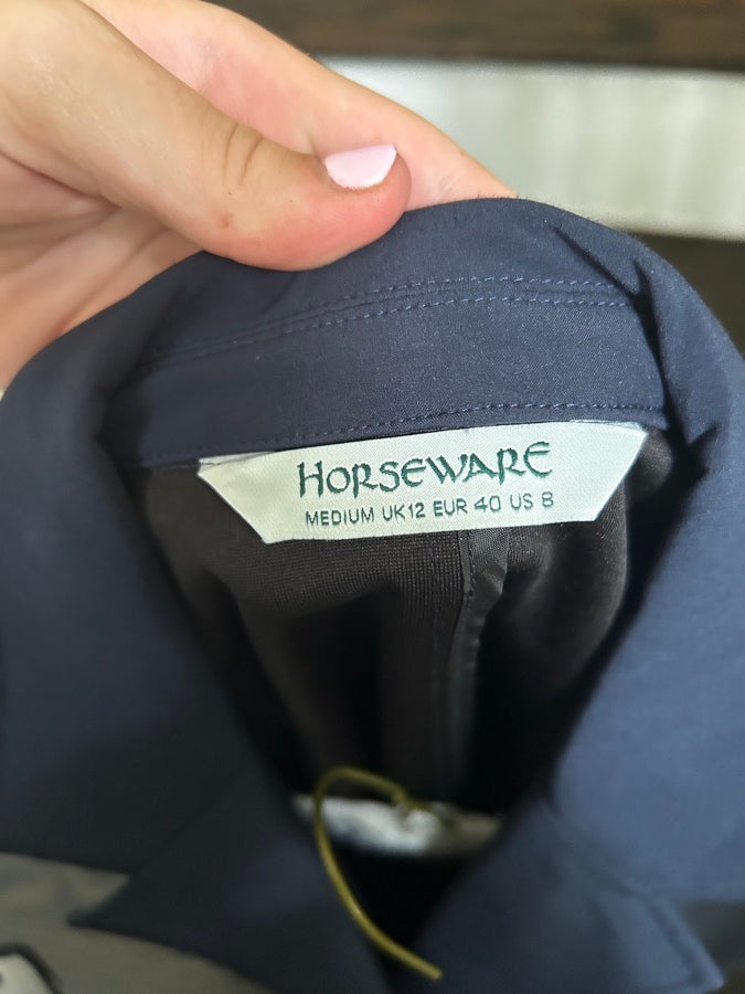 HORSEWARE IRELAND Navy blue horse wear show coat (6)