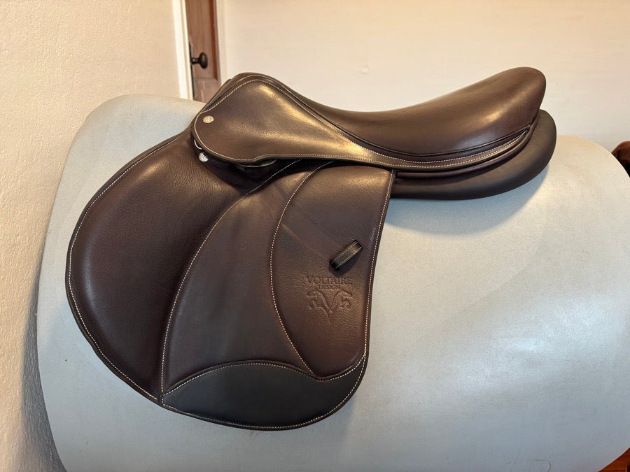 VOLTAIRE 18.5” 2023 Voltaire Palm Beach PRO Saddle - 2AR - Full Buffalo (2)