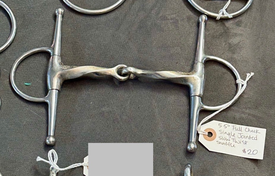 OTHER 5.5” Full Cheek Single Jointed Slow Twist Snaffle