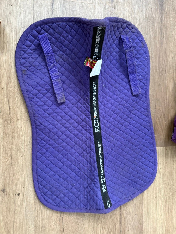 ECO-SHOP Equine Comfort Half Pad - Purple (2)