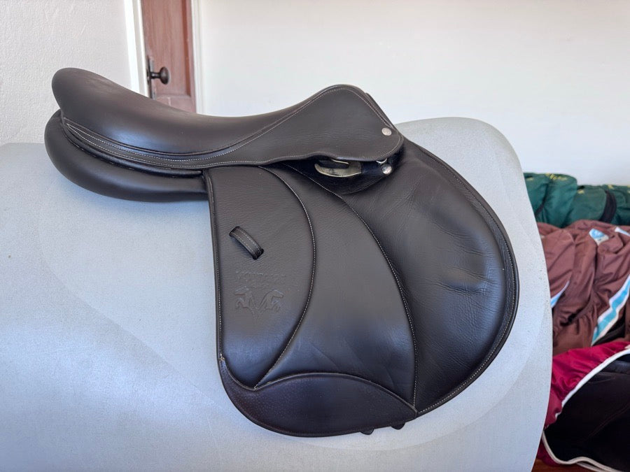 VOLTAIRE 18” 2023 Voltaire Palm Beach E PRO Saddle - 2A - Full Buffalo - EQUISENSE TECH- (6)