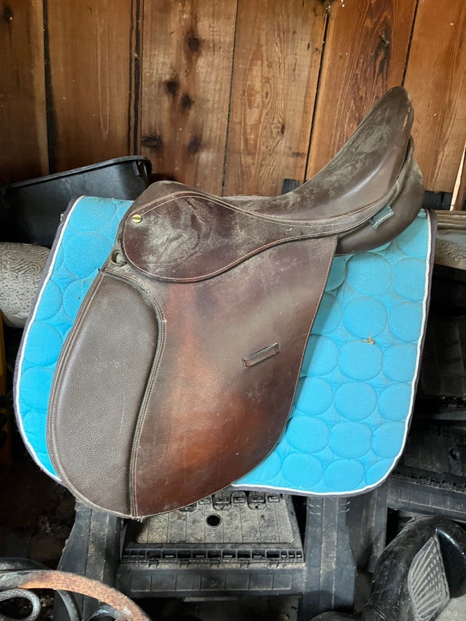 ROMA Sky blue all purpose saddle pad (2)