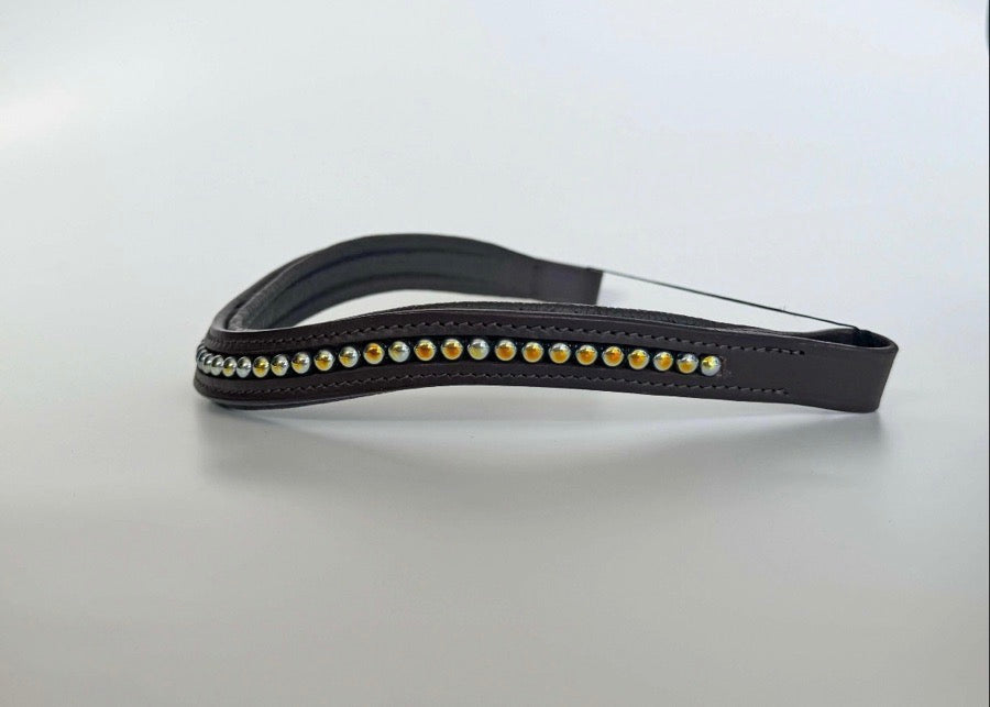 Other Blue & Gold Beaded Browband (6)