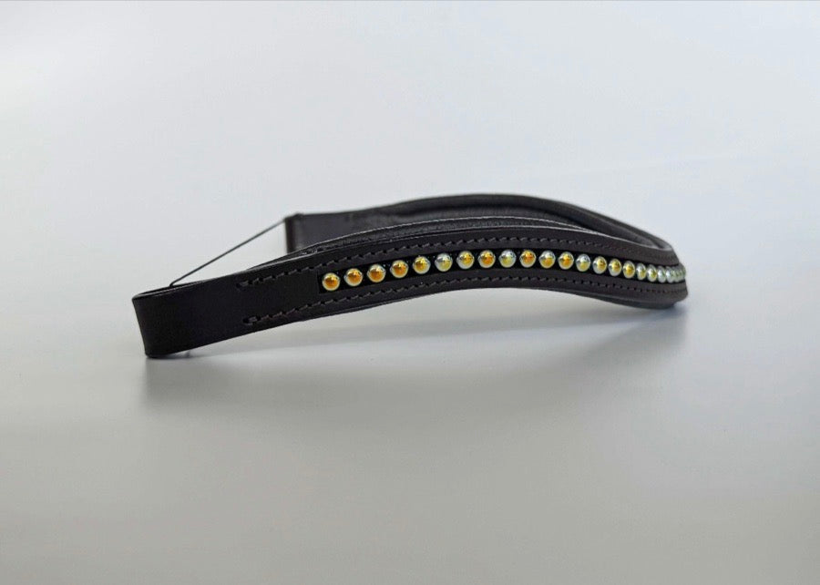 Other Blue & Gold Beaded Browband (4)