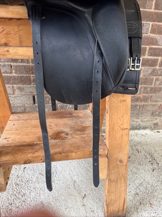 OTHER RARE FIND‼️17.5’’ Cutback Rembrandt Dressage Saddle, Adjustable Gullet, USA Made (8)
