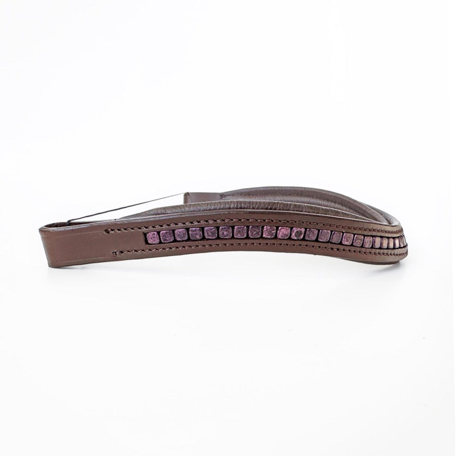 OTHER Black & Purple Beaded Browband (3)