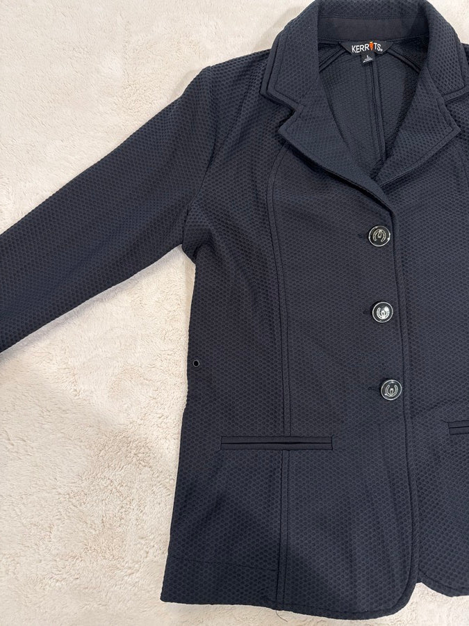 KERRITS Kerrits Kids Affinity Aero Show Coat Black Size L (2)