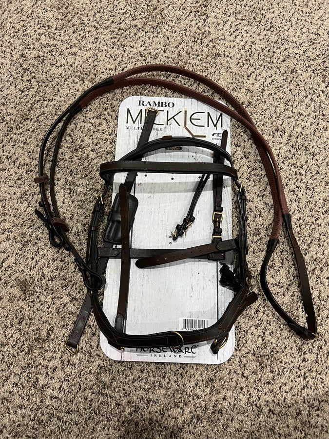 RAMBO MICKLEM Rambo Micklem Original MultiBridle - Brown (3)