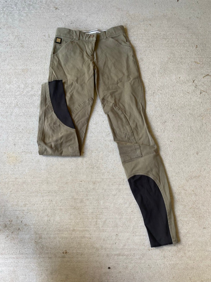 EQUILINE *Equiline ladies Boston breeches soft green size IT 40 (2)