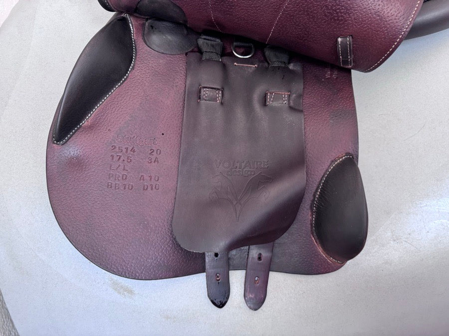 VOLTAIRE 17.5” 2020 Voltaire Stuttgart PRO Saddle - 3A - Full Buffalo - Flawless! (3)
