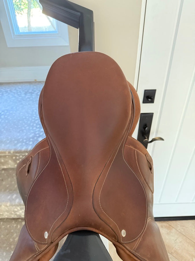 ARION Arion Custom NAVY BLUE PIPING - 17” HUNTER/JUMPER Saddle (5)