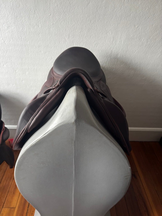DEVOUCOUX 18” 2024 Devoucoux Chiberta Lab Monoflap Saddle - 3AR - Full Buffalo (5)