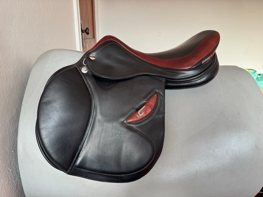 Other 17.5” Erreplus CA Saddle - Black - WOOL Flocked - Fully Adjustable