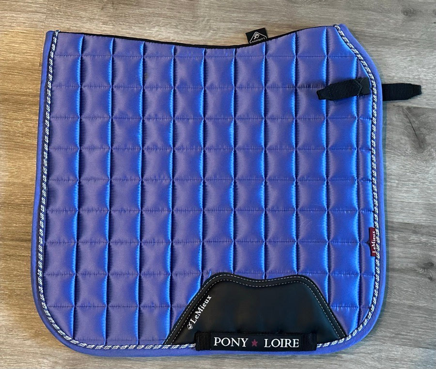 LEMIEUX LeMieux Junior Loire (Pony) Dressage Square Pad- Bluebell color