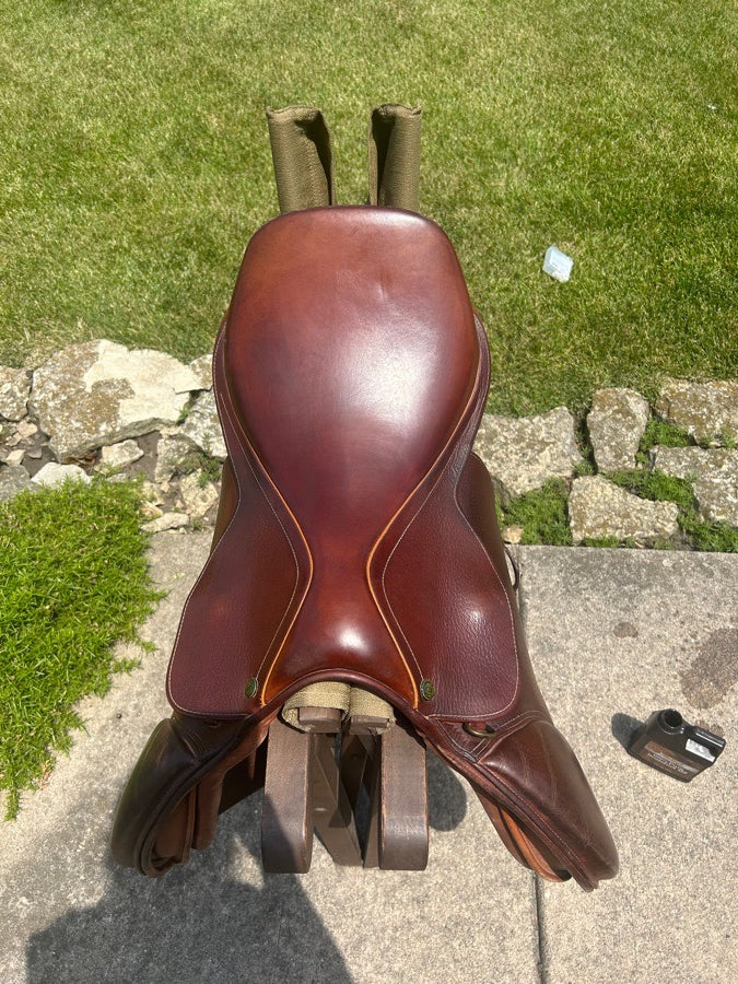 HDR - HENRI DE RIVEL Used HDR Hunter/Jumper Saddle (2)