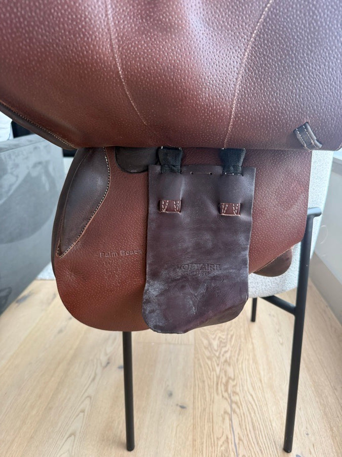 VOLTAIRE Voltaire Palm Beach Saddle – 17.5” Narrow – Buffalo Leather (4)