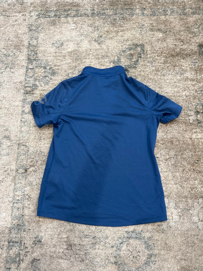 DOVER SADDLERY Blue short, sleeved kids extra large (2)