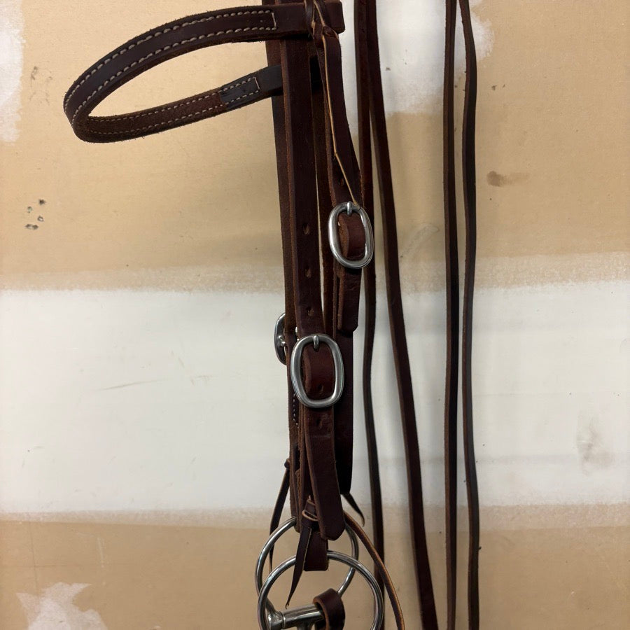 WEAVER LEATHER WEAVER Snaffle Browband Bridle Rig (5)