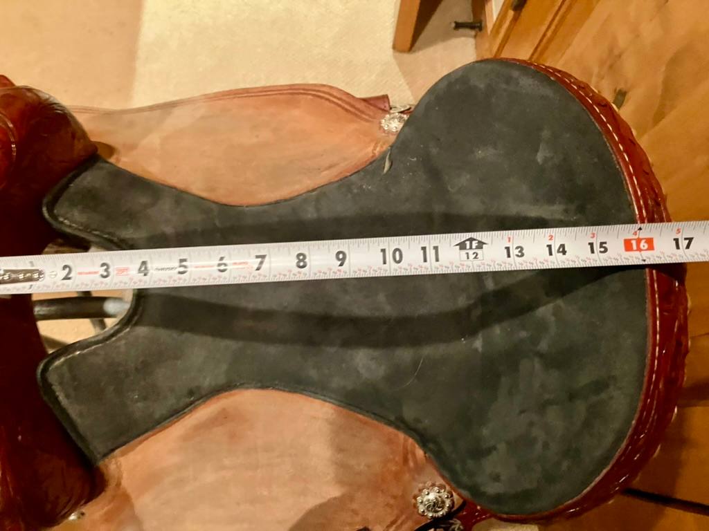 HILASON HILASON Flex Tree Barrel Saddle | 16" | 8" Tree Size (5)