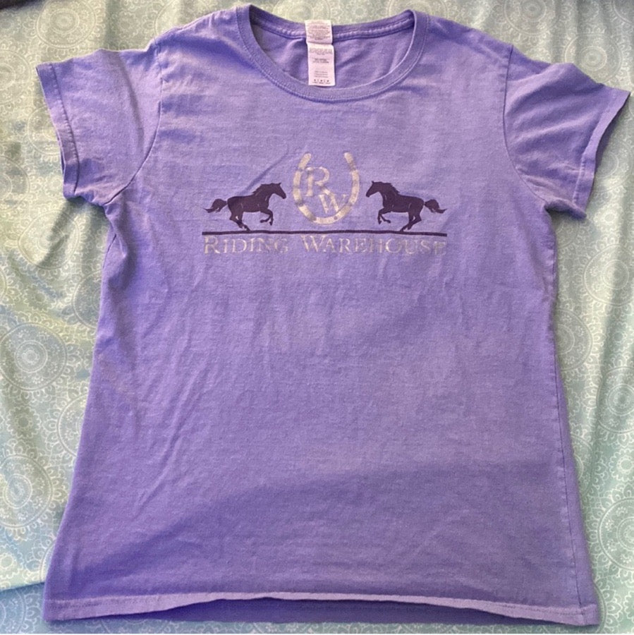 Other Lavender colored Riding Warehouse Logo T-Shirt