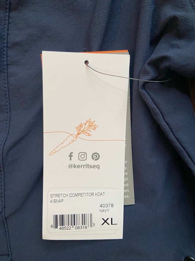 KERRITS Kerrits Navy Show Coat XL (3)