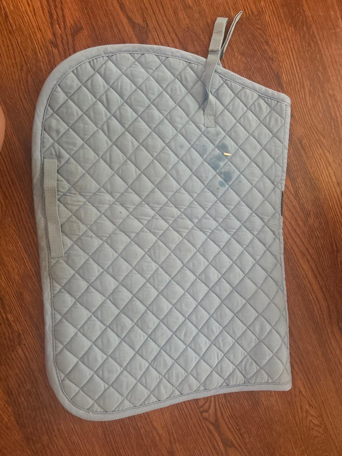 DOVER SADDLERY Baby blue saddle pad (2)