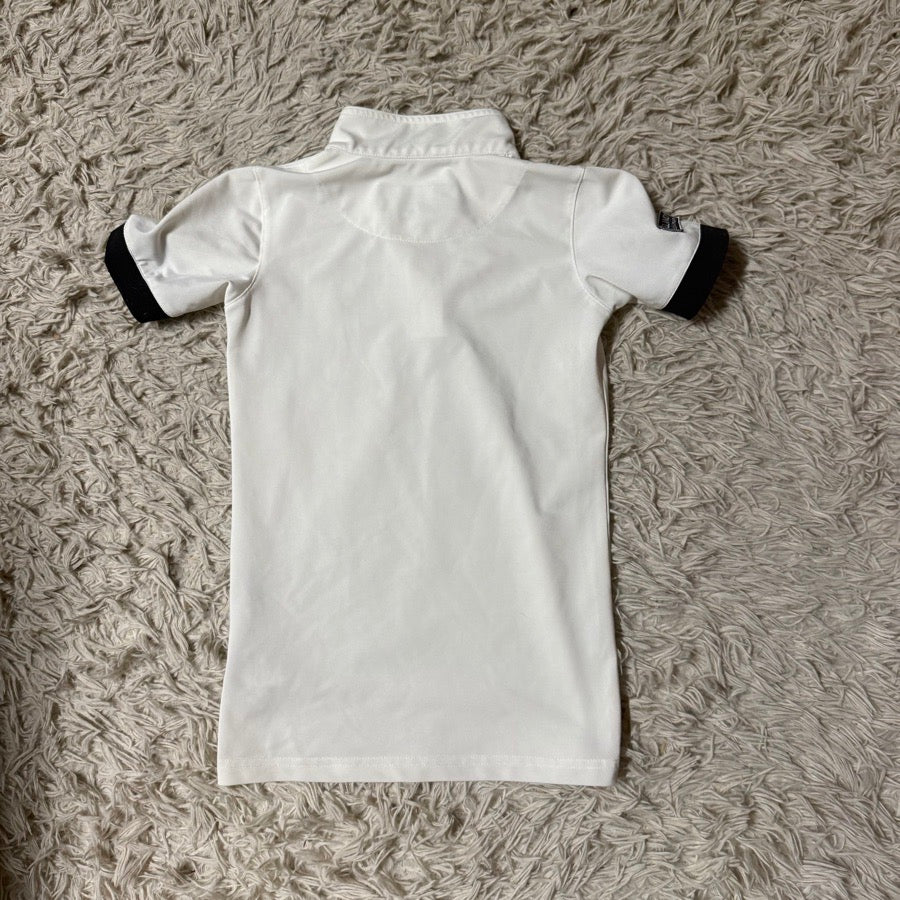 KINGSLAND Women’s Size 3XS White Kingsland Short Sleeve Horseback Riding Show Shirt (3)