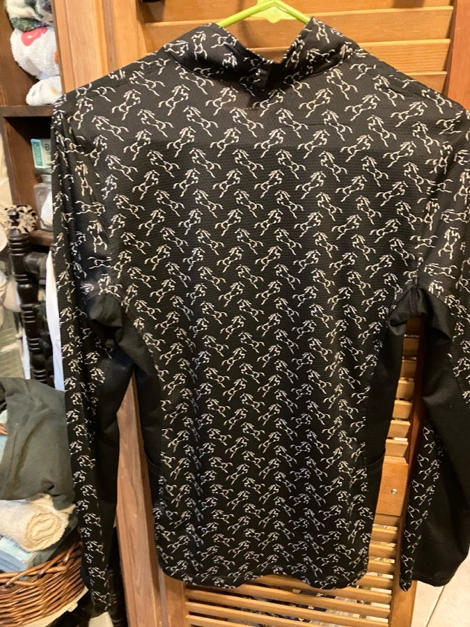 KERRITS Kerrits long sleeve summer shirt black XS (3)