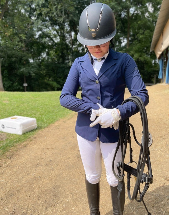 HORSEWARE IRELAND Navy blue horse wear show coat