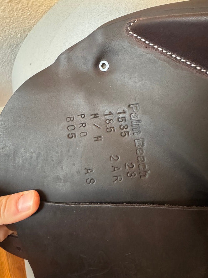 VOLTAIRE 18.5” 2023 Voltaire Palm Beach PRO Saddle - 2AR - Full Buffalo (4)