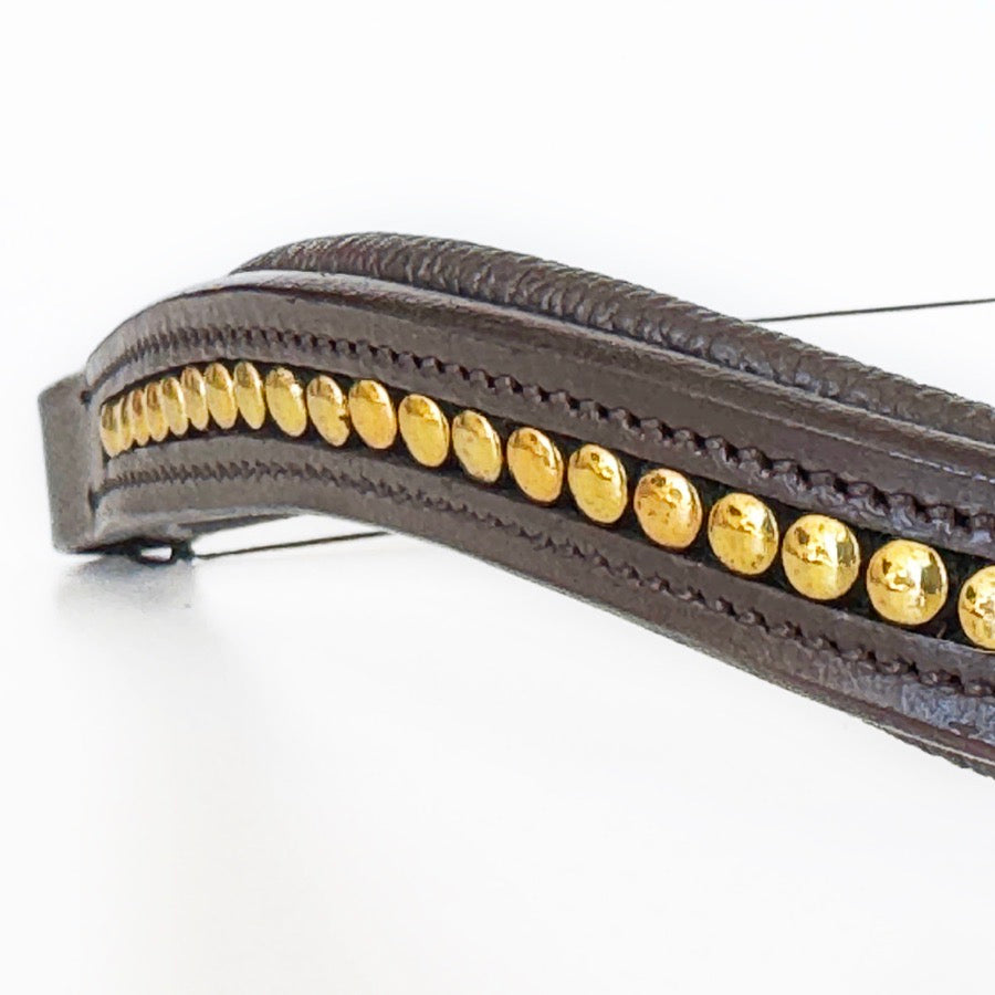 OTHER Gold Beaded Browband (5)