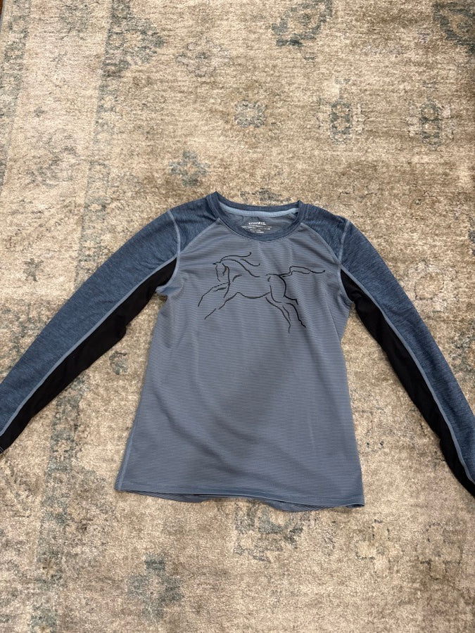 KERRITS Striped carrot, long sleeve size large