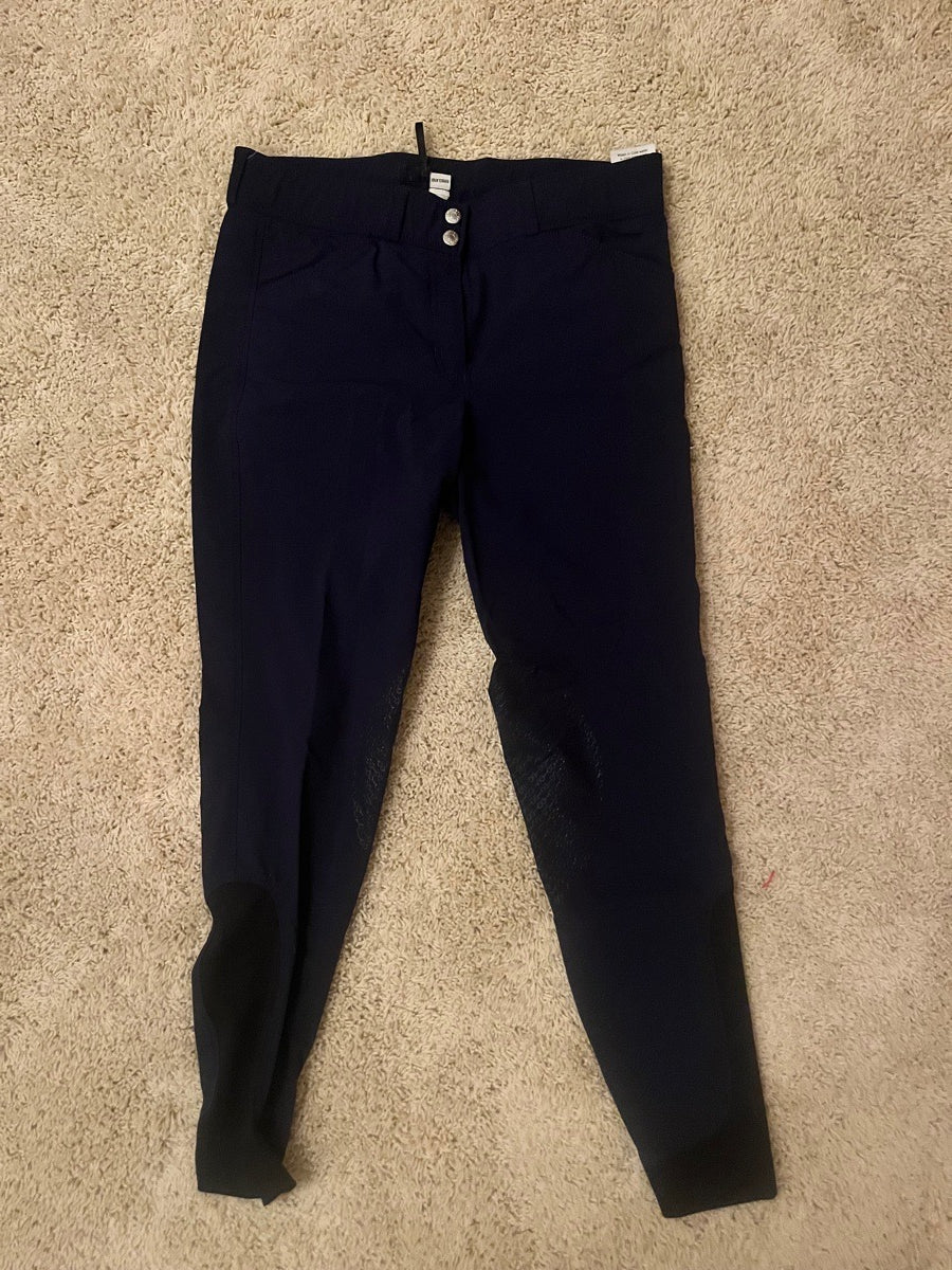 DOVER SADDLERY Dover Saddlery navy breeches; size 30