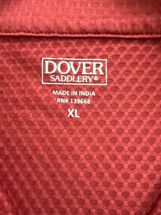 DOVER SADDLERY Red Short Sleeve Riding shirt (2)
