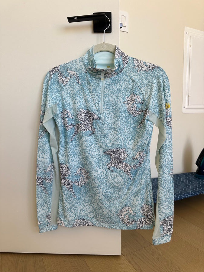 KASTEL DENMARK Lasted long sleeve 1/4zip shirt