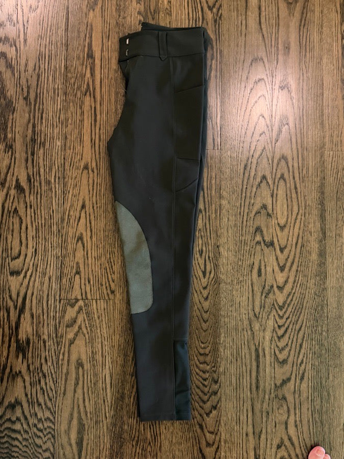 FREE RIDE EQUESTRIAN Free Ride Equestrian PRO Knee Patch Olive Breech Size 26 (2)