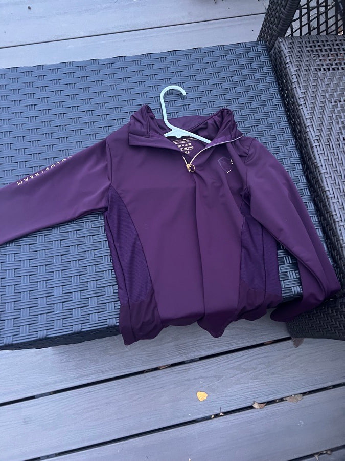 OTHER Coldstream equestrian long sleeve in purple (2)