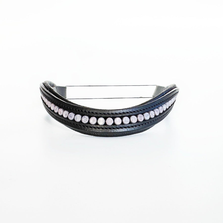 OTHER Purple Beaded Browband (2)