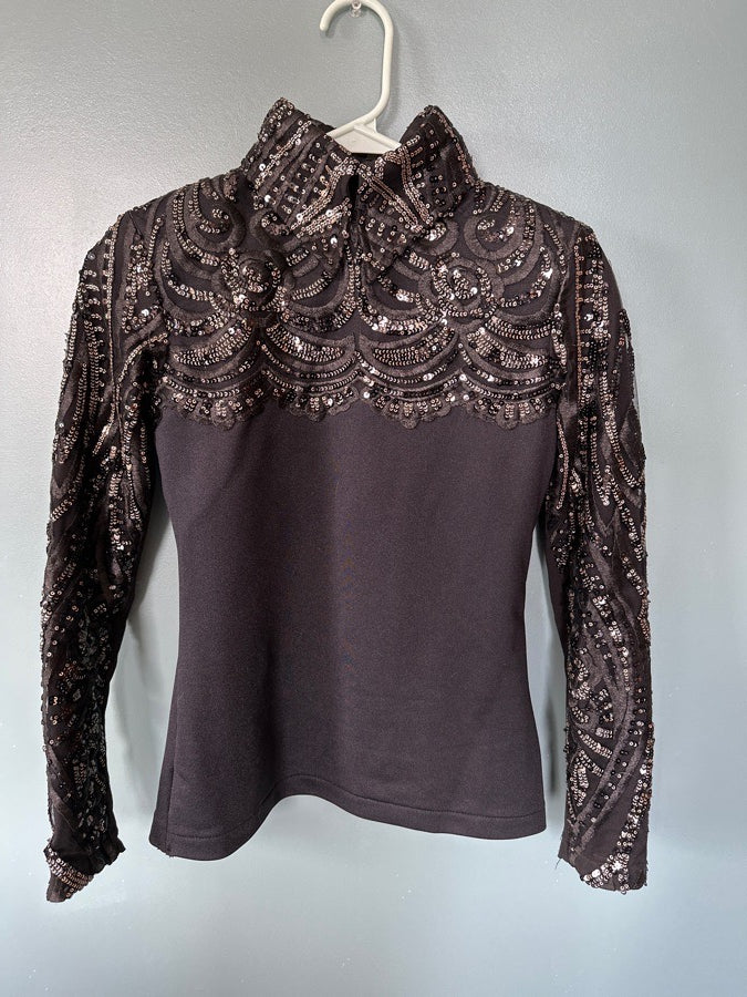 HOBBY HORSE Black & Gold Horsemanship Top