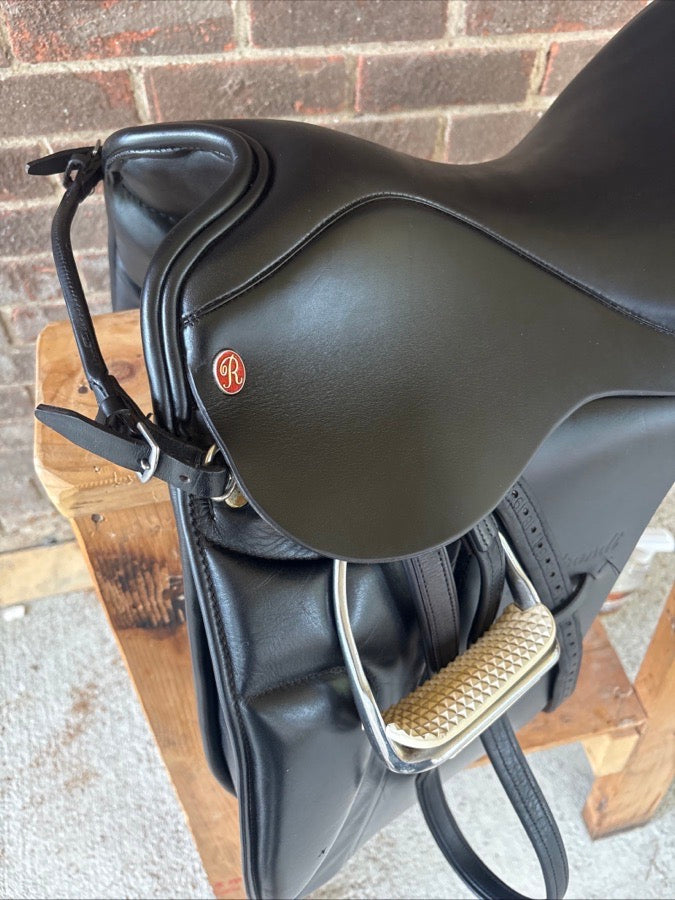 OTHER RARE FIND‼️17.5’’ Cutback Rembrandt Dressage Saddle, Adjustable Gullet, USA Made (4)