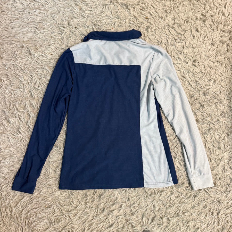 JACK SMITH Women’s Medium Blue/ White Jack Smith Long Sleeve Horseback Riding Sunshirt (3)