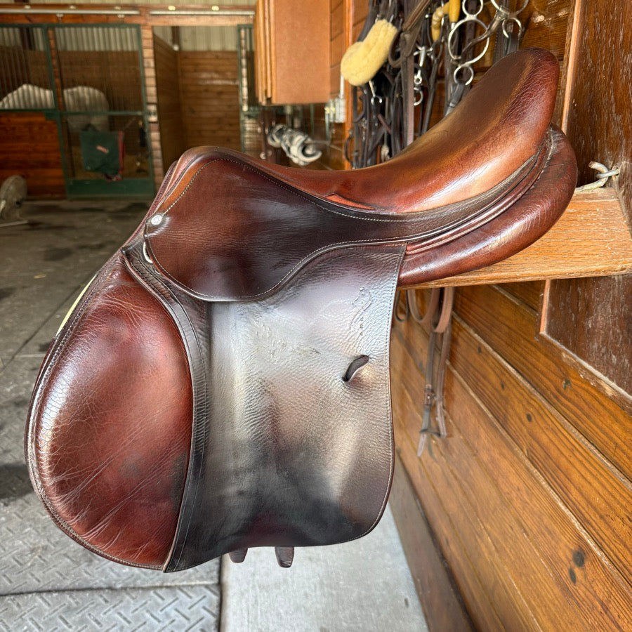 ANTARES 17.5” 3AB Flap Antares Comfort English Horseback Riding Saddle