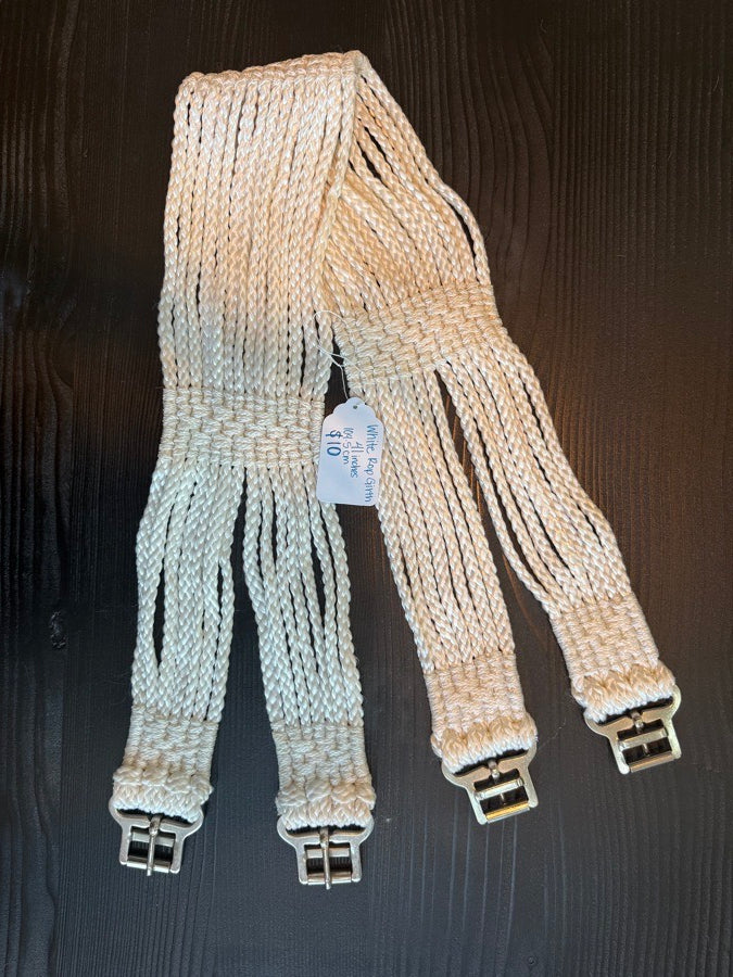 OTHER White Rope Girth- 41 inches