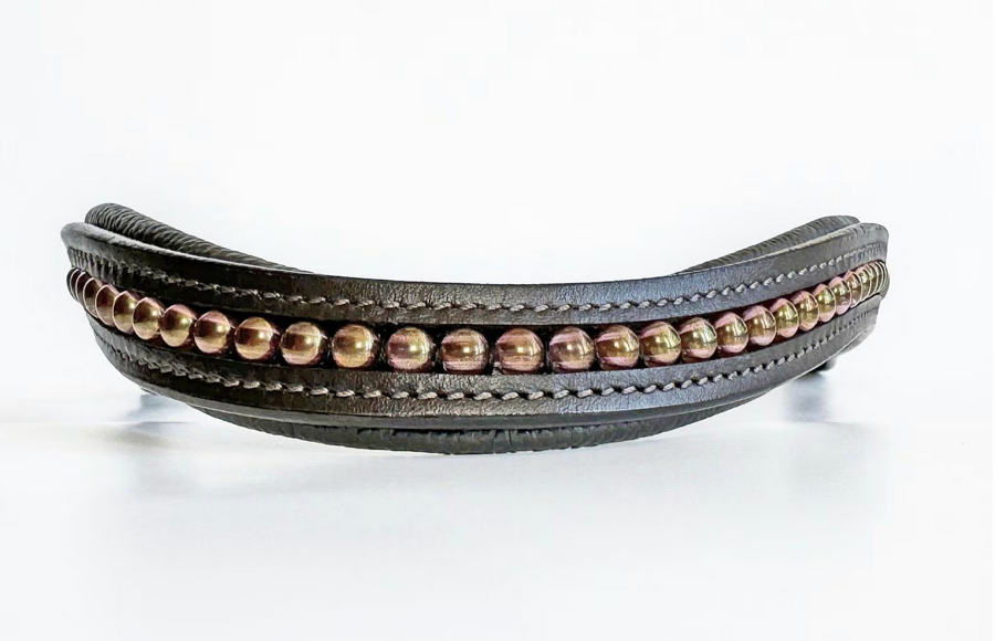Other Iridescent Rose Beaded Browband (2)