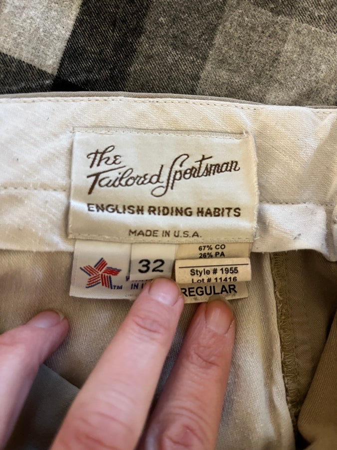 THE TAILORED SPORTSMAN Tailored Sportsman 1955 “The Professional” Breeches - 32 (5)
