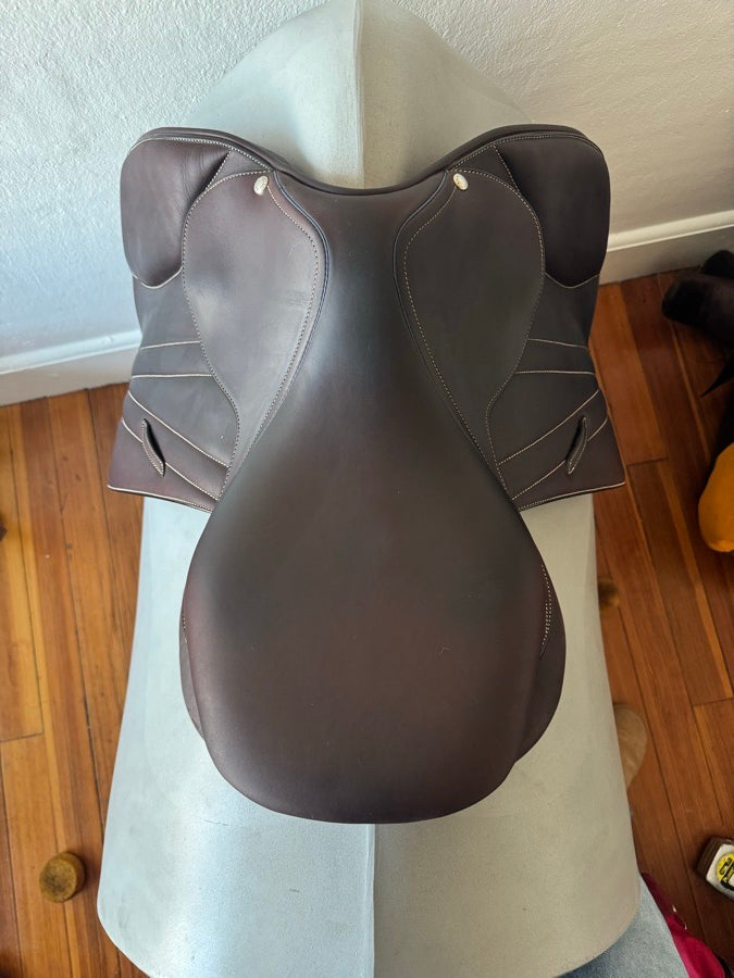 BUTET 17.5” 2022 Butet Premium Saddle - Cachou - MINT! (4)