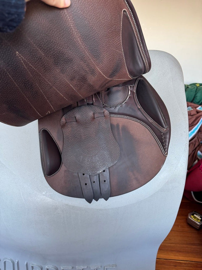 BUTET 17.5” 2022 Butet Premium Saddle - Cachou - MINT! (7)