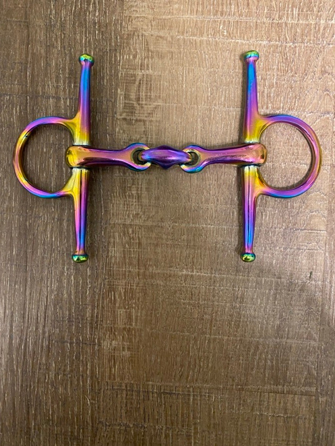 HORZE Rainbow stainless steel full cheek snaffle