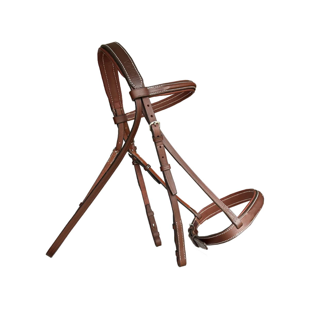 🧡 HOP LA Sellerie 🧡 HOPLA Sellerie Hunter Bridle With Fancy Stitching (3)