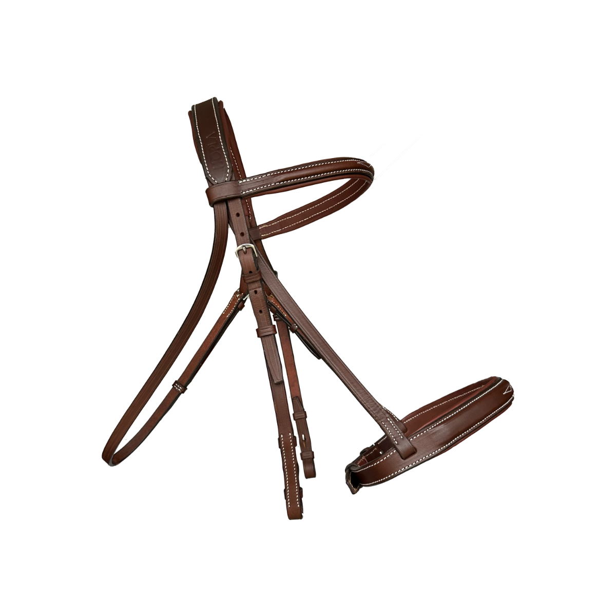 🧡 HOP LA Sellerie 🧡 HOPLA Sellerie Hunter Bridle With Fancy Stitching (2)